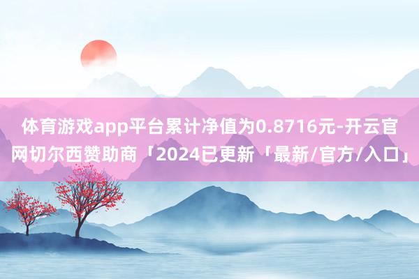 体育游戏app平台累计净值为0.8716元-开云官网切尔西赞助商「2024已更新「最新/官方/入口」